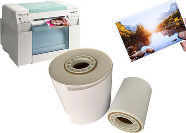 Microporous Inkjet RC Minilab Foto Paper Roll Digital Inkjet Printing Untuk Fuji Dx100