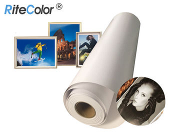 190gsm Glossy Lustre Resin Coated Paper Foto 2 Inch / 3 Inch Core Untuk Canon IPF8000