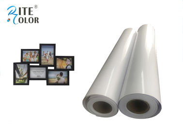 Microporous Resin Coated Satin Inkjet Photo Paper Roll 2 Inch / 3 Inch Core