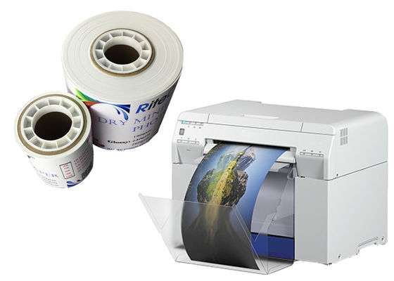 RC Glossy Inkjet Minilab Kertas Foto Tahan Air 240gsm Untuk Fuji Dry Lab Printer