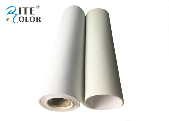 Polyester Cotton Blend Inkjet Canvas Photo Paper Dilapisi Tahan Air Untuk Printer